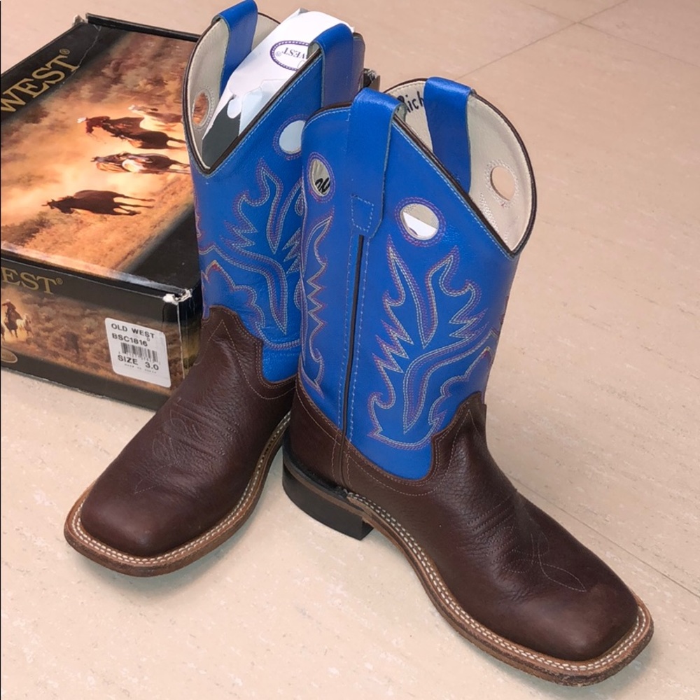 Old West cowboy boots size 3